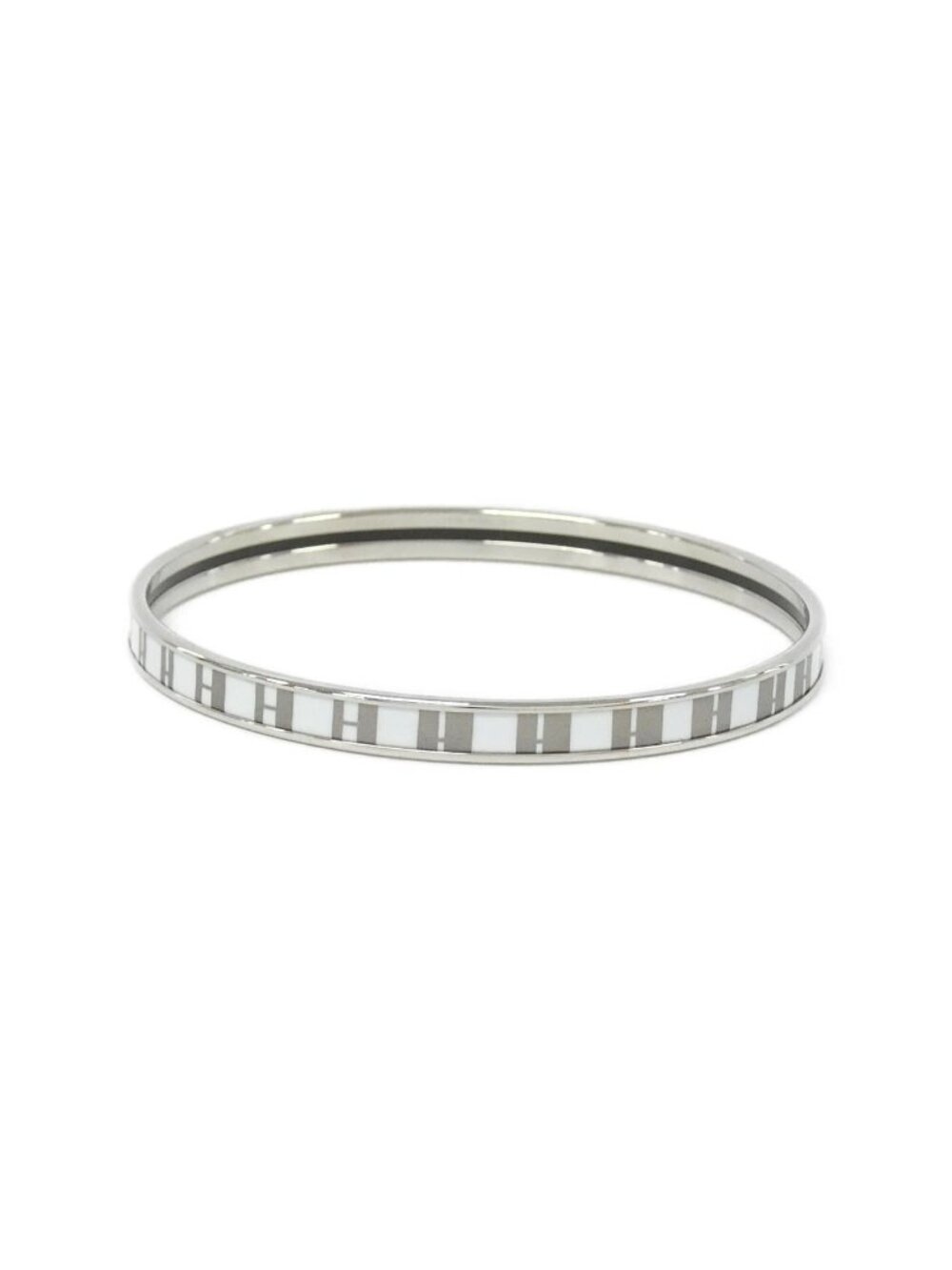 Hermes Bangle Bracelet Silver
